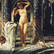 Sir Edward john poynter,bt.,P.R.A Diadumene, Dimensions and material of painting oil